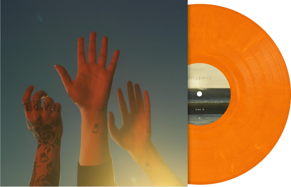 Boygenius (Julien Baker/Phoebe Bridgers/Lucy Dacus) - The Record Indie Exclusive, Exklusiv CeDe.ch, Edizione Limitata, Orange Swirl Vinyl, LP