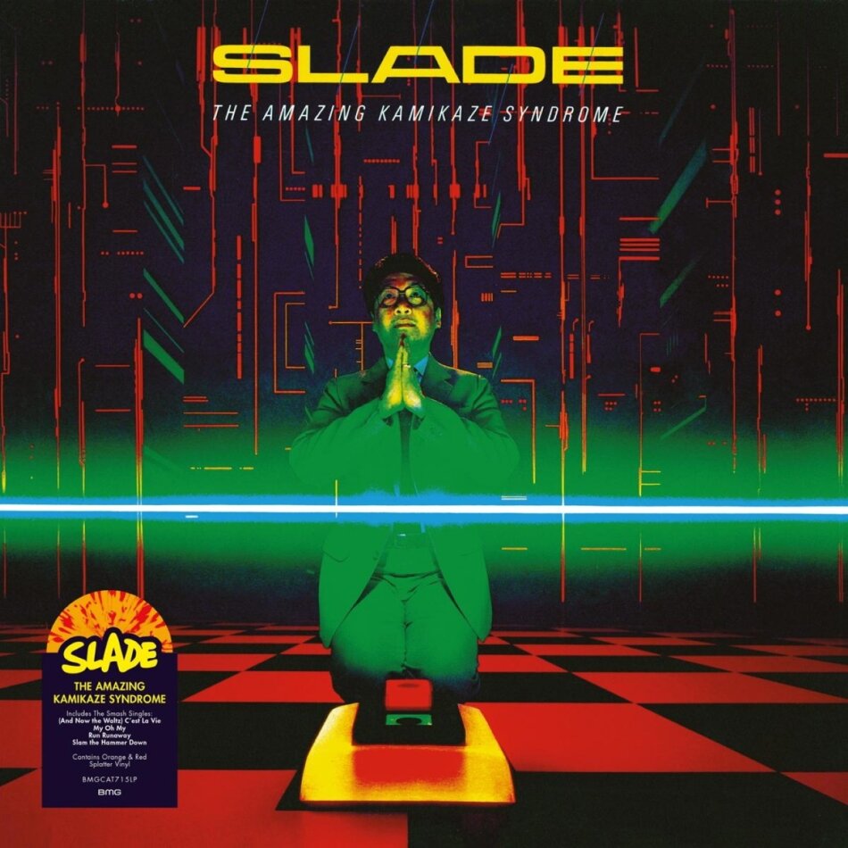 Slade - Amazing Kamikaze Syndrome 2023 Reissue, BMG Rights Management, Orange/Red/Clear Splatter Vinyl, LP