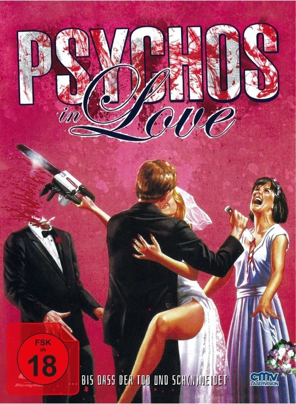 Psychos in Love (1987) Cover B, Limited Edition, Mediabook, Neuauflage, Blu-ray + DVD