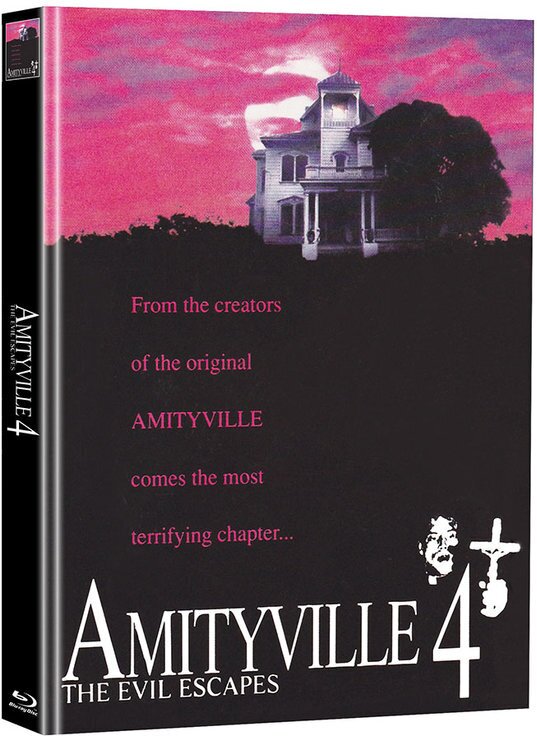 Amityville 4 - The Evil Escapes (1989) Cover C, Super Spooky Stories, Limited Edition, Mediabook, Blu-ray + DVD