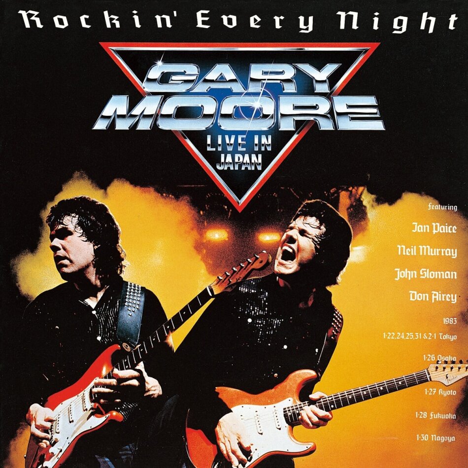 Gary Moore - Rockin' Every Night - Live In Japan 2023 Reissue, SHM CD, Virgin, Édition Limitée
