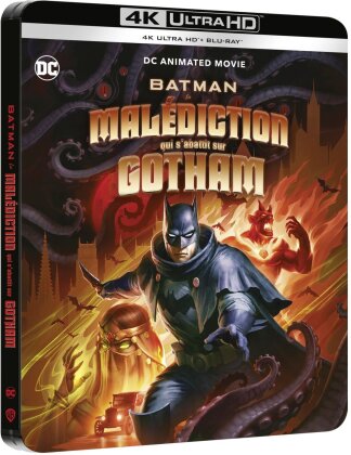 Batman : La malédiction qui s'abattit sur Gotham (2023) (Edizione Limitata, Steelbook, 4K Ultra HD + Blu-ray)