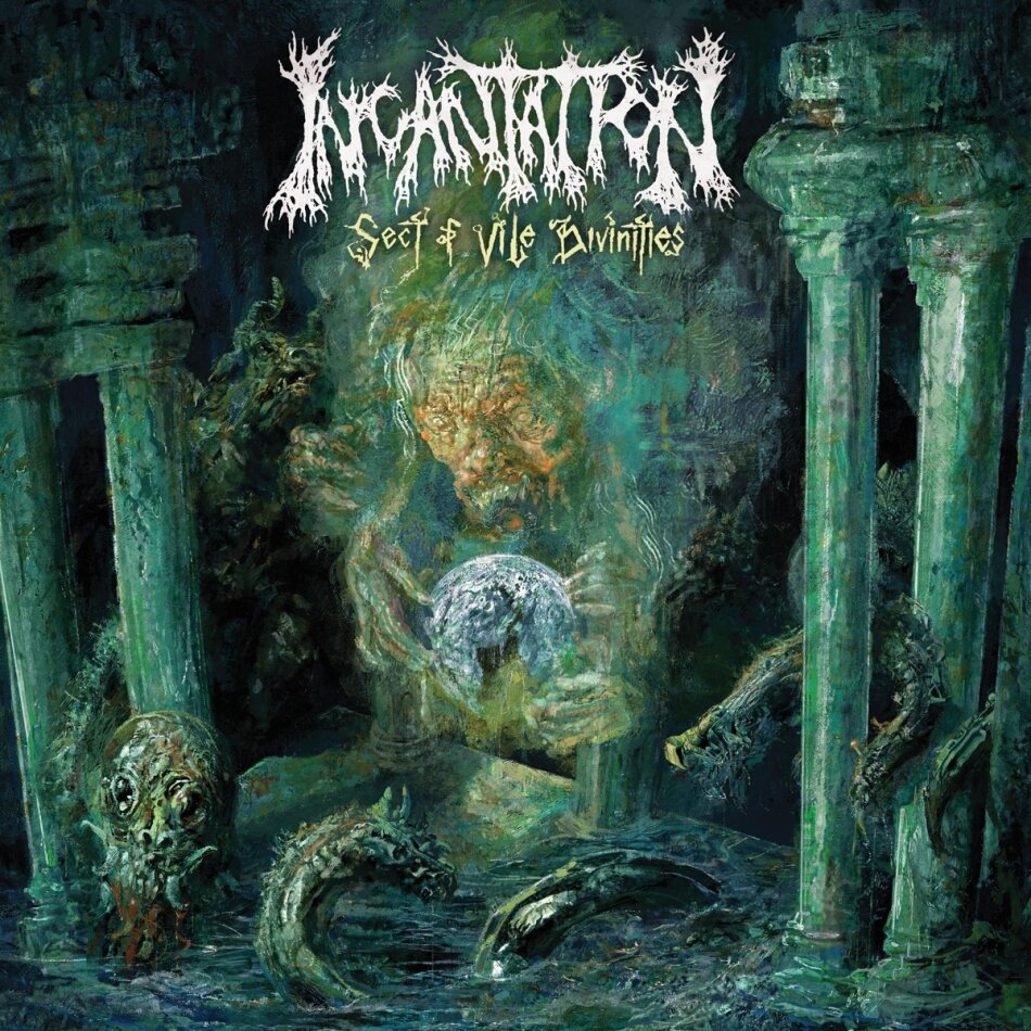 Incantation - Sect Of Vile Divinities 2023 Reissue, Relapse, White/Green Mustard Vinyl, LP