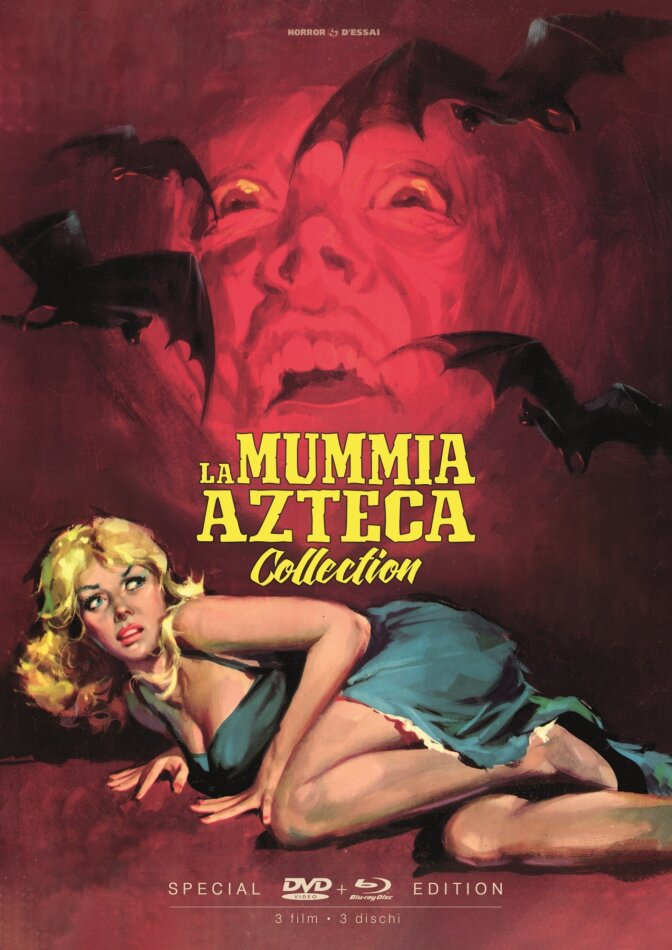 La mummia azteca - Collection Horror d'Essai, b/w, Special Edition, Blu-ray + 2 DVDs