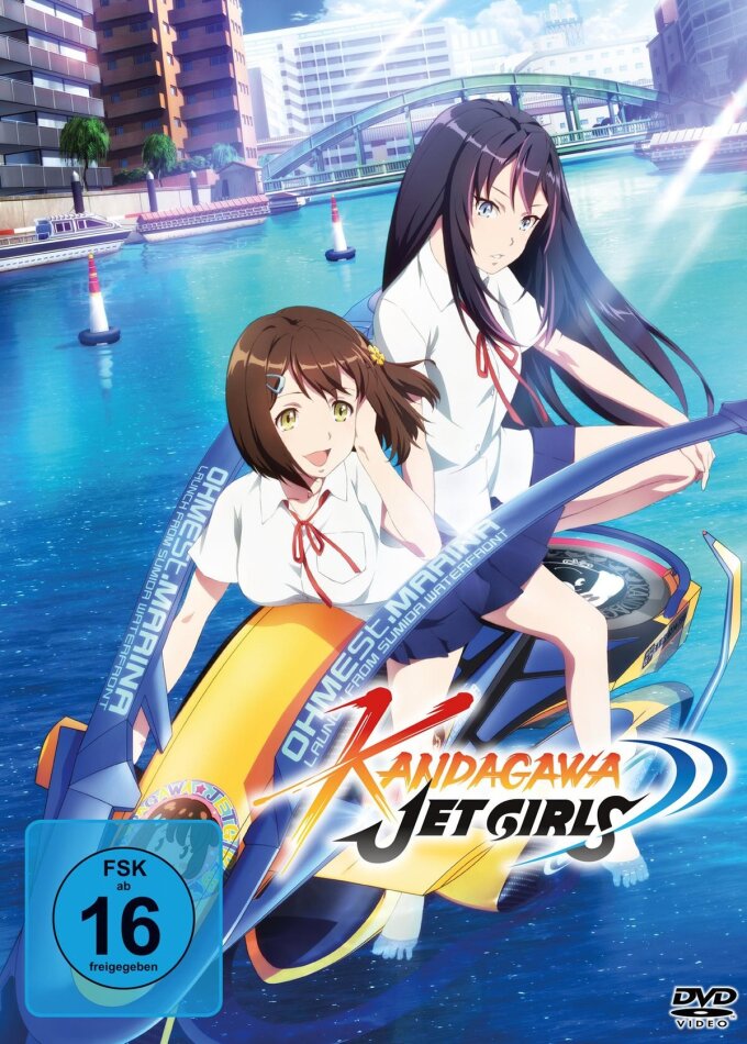 Kandagawa Jet Girls - Staffel 1 Gesamtausgabe, 4 DVDs