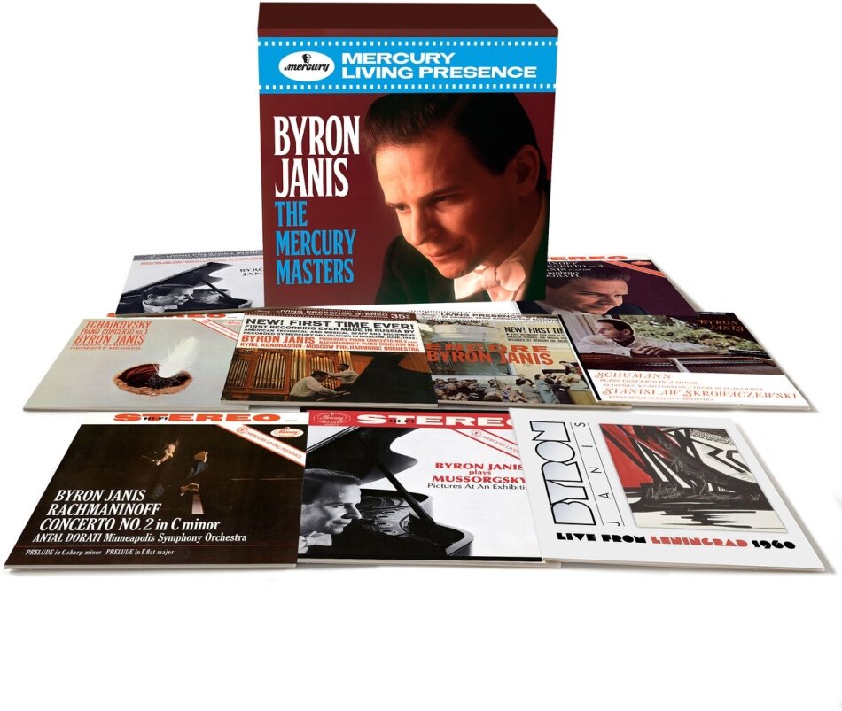 Robert Schumann (1810-1856), Franz Liszt (1811-1886), Sergej Rachmaninoff (1873-1943) & Byron Janis - The Mercury Masters CD + Blu-ray