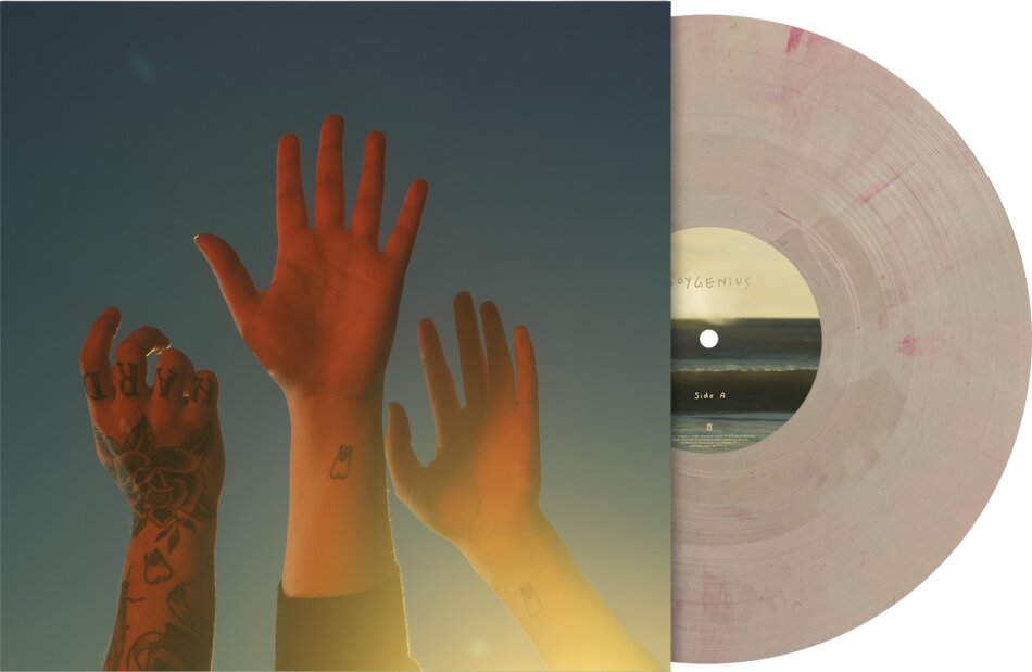 Boygenius (Julien Baker/Phoebe Bridgers/Lucy Dacus) - The Record Indies Only, Beige/Pink Swirl Vinyl, LP
