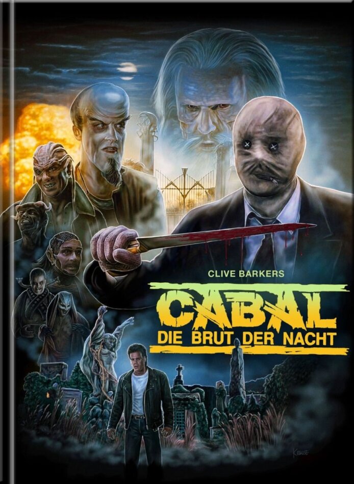 Cabal - Die Brut der Nacht (1990) Cover B, Director's Cut, Kinoversion, Limited Edition, Mediabook, Uncut, 2 Blu-rays + 2 DVDs