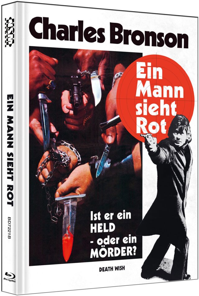 Ein Mann sieht rot (1974) Cover E, Edizione Limitata, Mediabook, Uncut