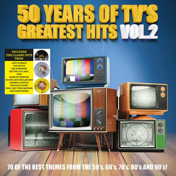 50 Years Of Tv's Greatest Hits Vol. 2 RSD, Colored, 2 LPs