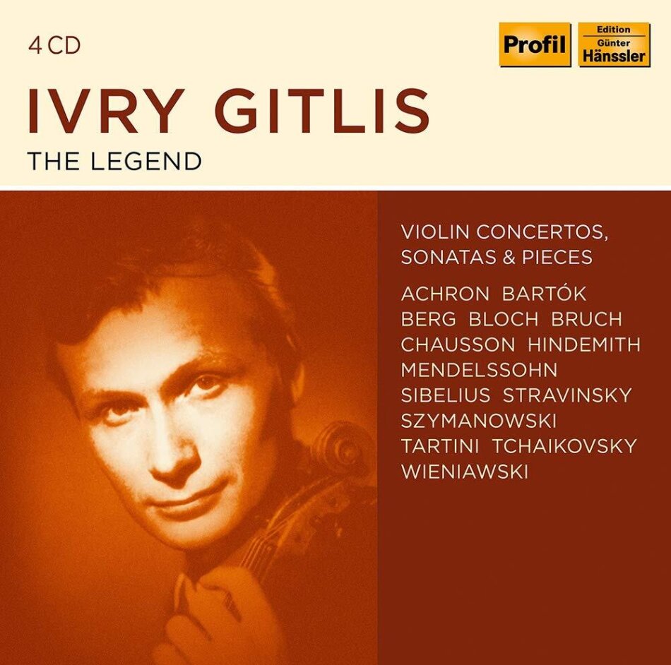 Ivry Gitlis - Ivry Gitlis - The Legend 4 CDs
