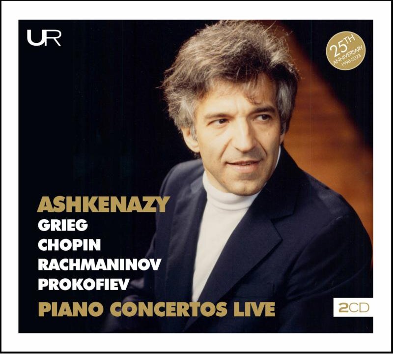 Edvard Grieg (1843-1907), Frédéric Chopin (1810-1849), Sergej Rachmaninoff (1873-1943), Serge Prokofieff (1891-1953) & Vladimir Ashkenazy - Piano Concertos Live 2 CDs