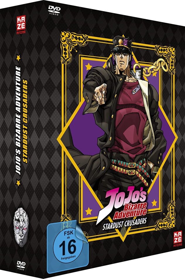 JoJo's Bizarre Adventure - Staffel 2 - Part 3: Stardust Crusaders Complete edition, 8 DVDs