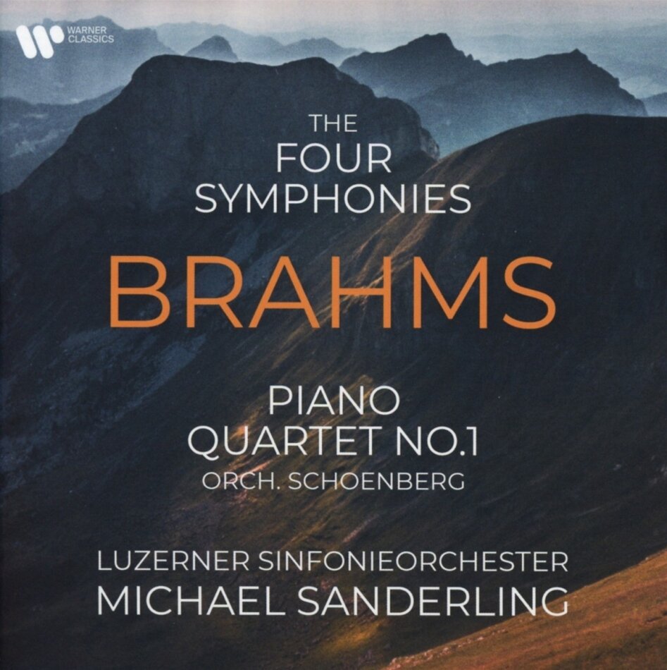 Johannes Brahms (1833-1897), Michael Sanderling & Luzerner Sinfonieorchester - The Four Symphonies - Piano Quartet No. 1 (orch. Schoenberg) Boxset, 5 CD