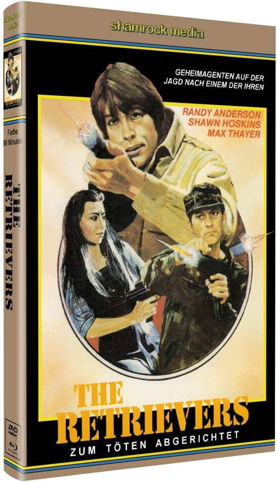 The Retrievers - Zum töten abgerichtet (1982) Hartbox, Cover C, Limited Edition, Blu-ray + DVD