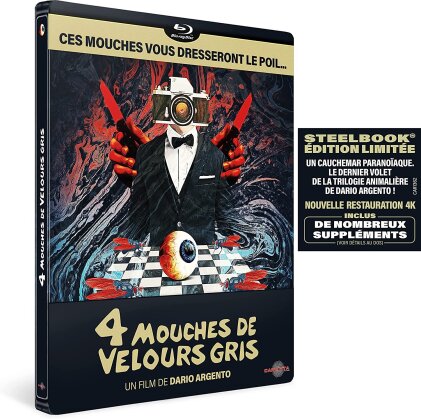 4 mouches de velours gris (1971) (Limited Edition, Steelbook)