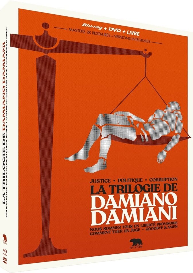 La Trilogie de Damiano Damiani - Nous sommes tous en liberté provisoire / Comment tuer un juge / Goodbye & Amen 3 Blu-ray + 3 DVD + Livret