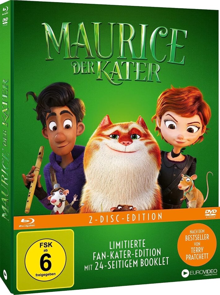 Maurice der Kater (2022) Fan-Kater-Edition, Limited Edition, Mediabook, Blu-ray + DVD