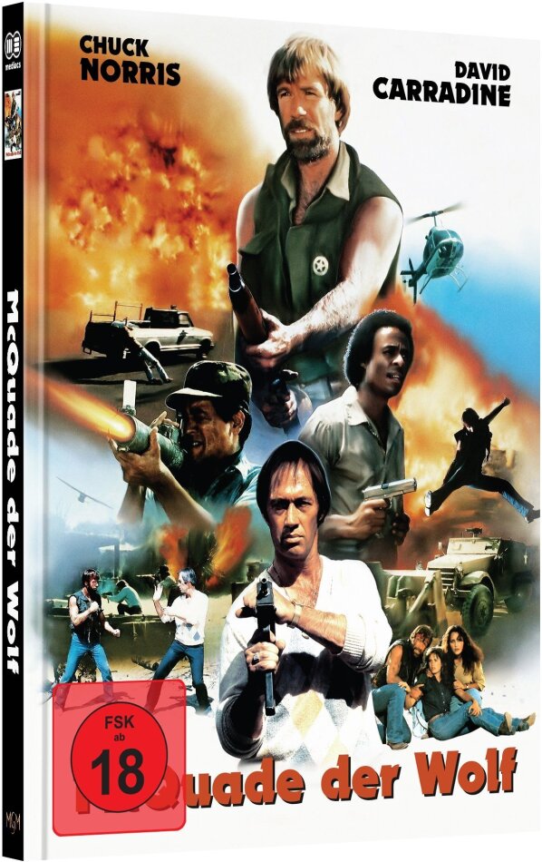 McQuade der Wolf (1983) Cover C, Limited Edition, Mediabook, Blu-ray + DVD