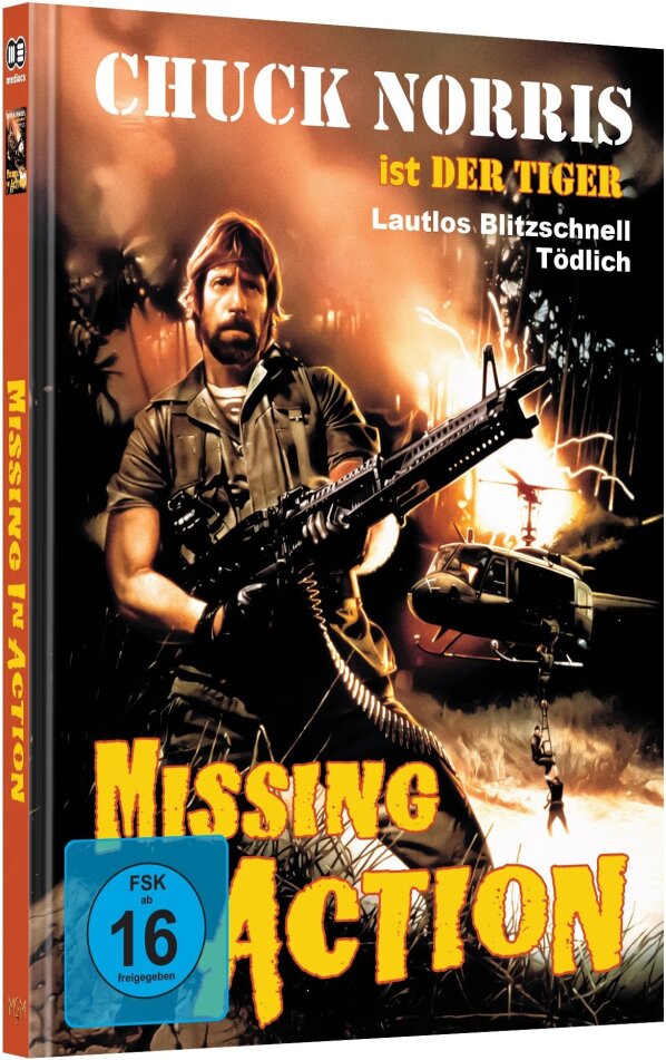 Missing in Action (1984) Cover C, Limited Edition, Mediabook, Blu-ray + DVD