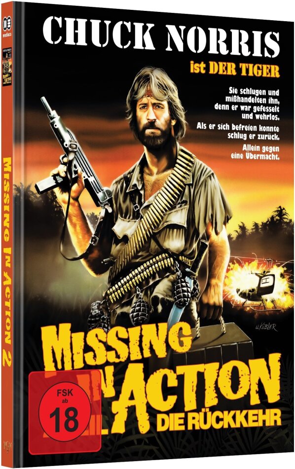 Missing in Action 2 - Die Rückkehr (1985) Cover A, Édition Limitée, Mediabook, Blu-ray + DVD