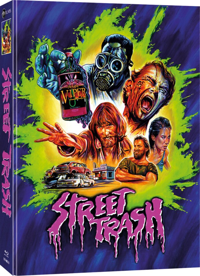 Street Trash (1987) Wattiert, Cover B, Limited Edition, Mediabook, Blu-ray + DVD