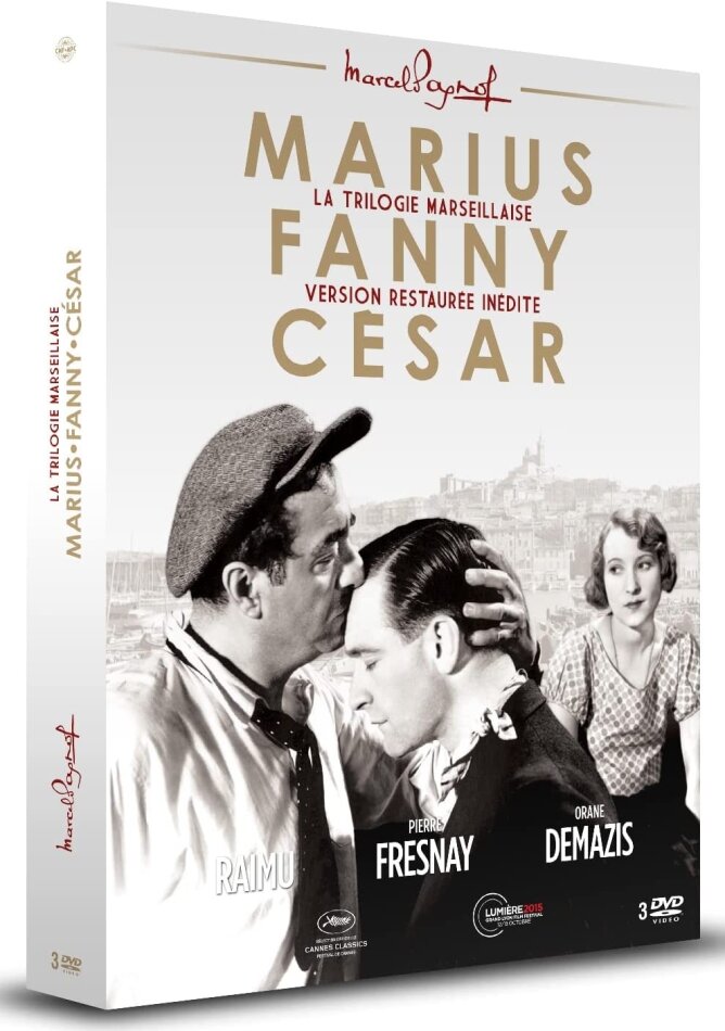 La Trilogie Marseillaise - Marius + Fanny + César Collection Marcel Pagnol, 3 DVD