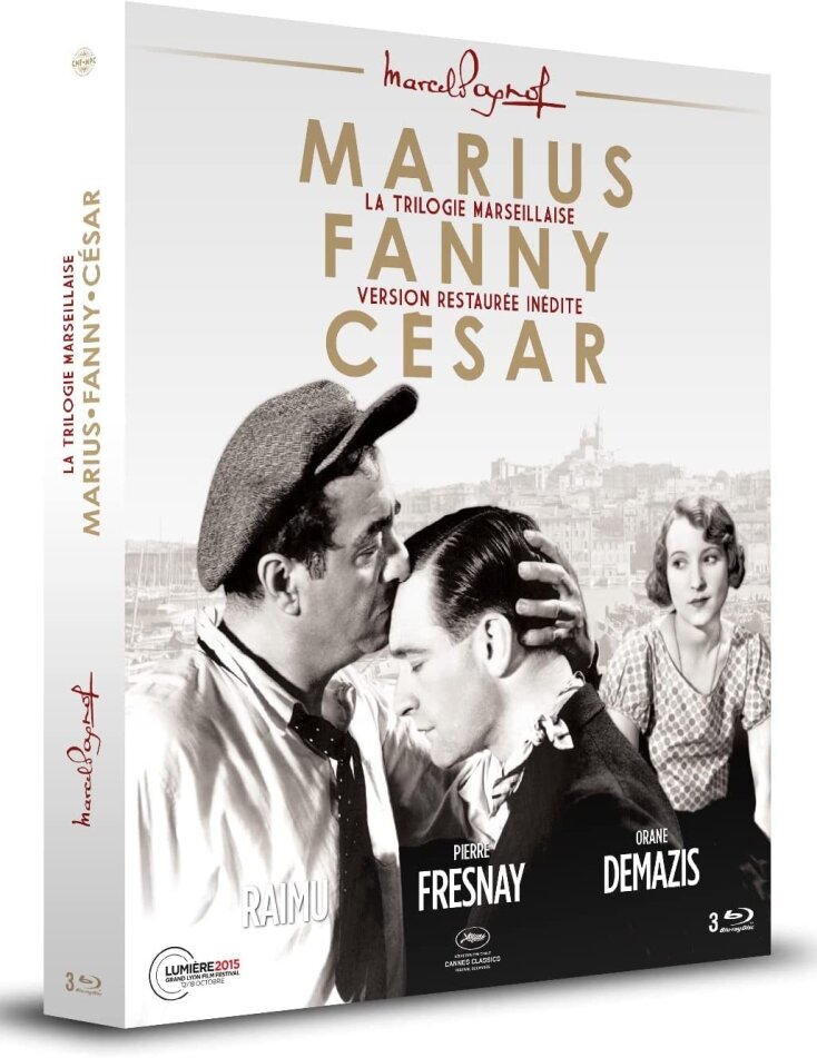 La Trilogie Marseillaise - Marius / Fanny / César Collection Marcel Pagnol, 3 Blu-ray