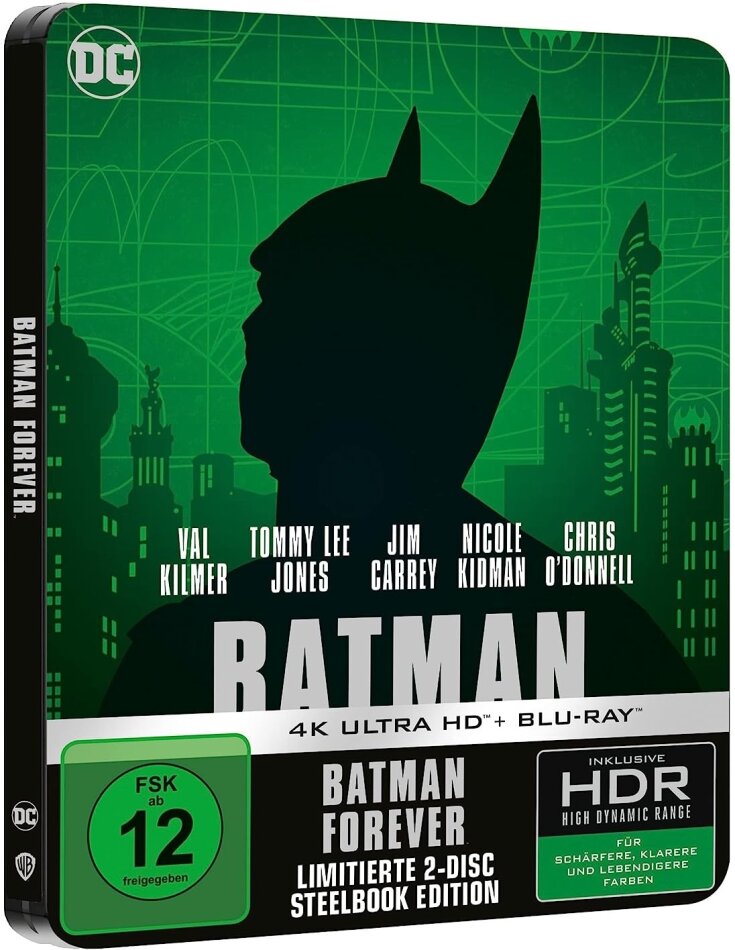 Batman Forever (1995) Édition Limitée, Steelbook, 4K Ultra HD + Blu-ray
