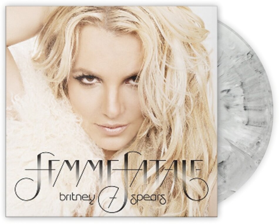 Britney Spears - Femme Fatale 2023 Reissue, Black & White Marbled Vinyl, LP