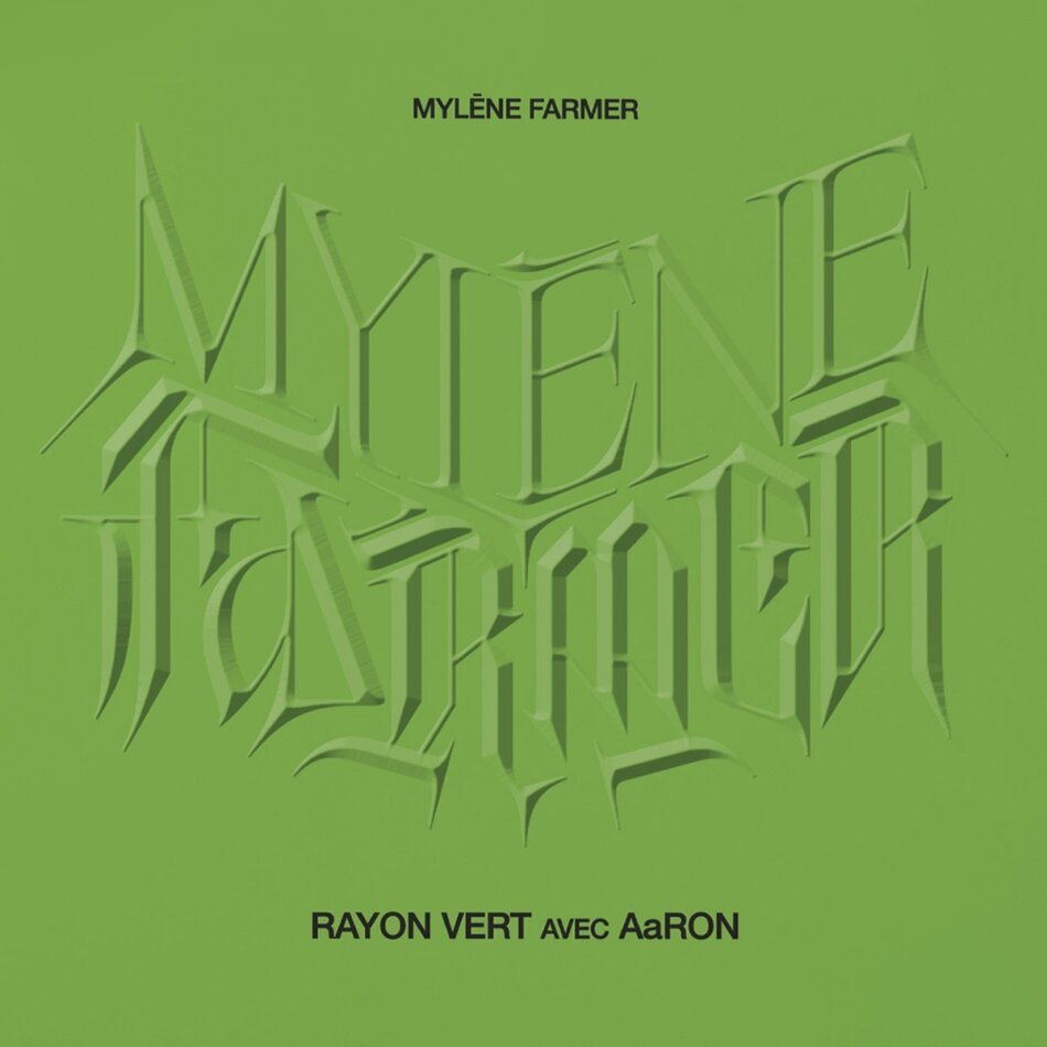 Mylène Farmer & Aaron - Rayon vert 12" Maxi