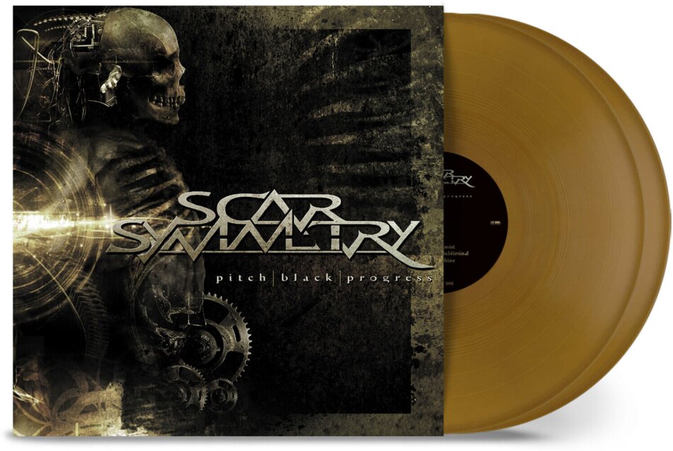 Scar Symmetry - Pitch Black Progress 2023 Reissue, Nuclear Blast, Limited Edition, Gold Colored Vinyl, 2 LPs
