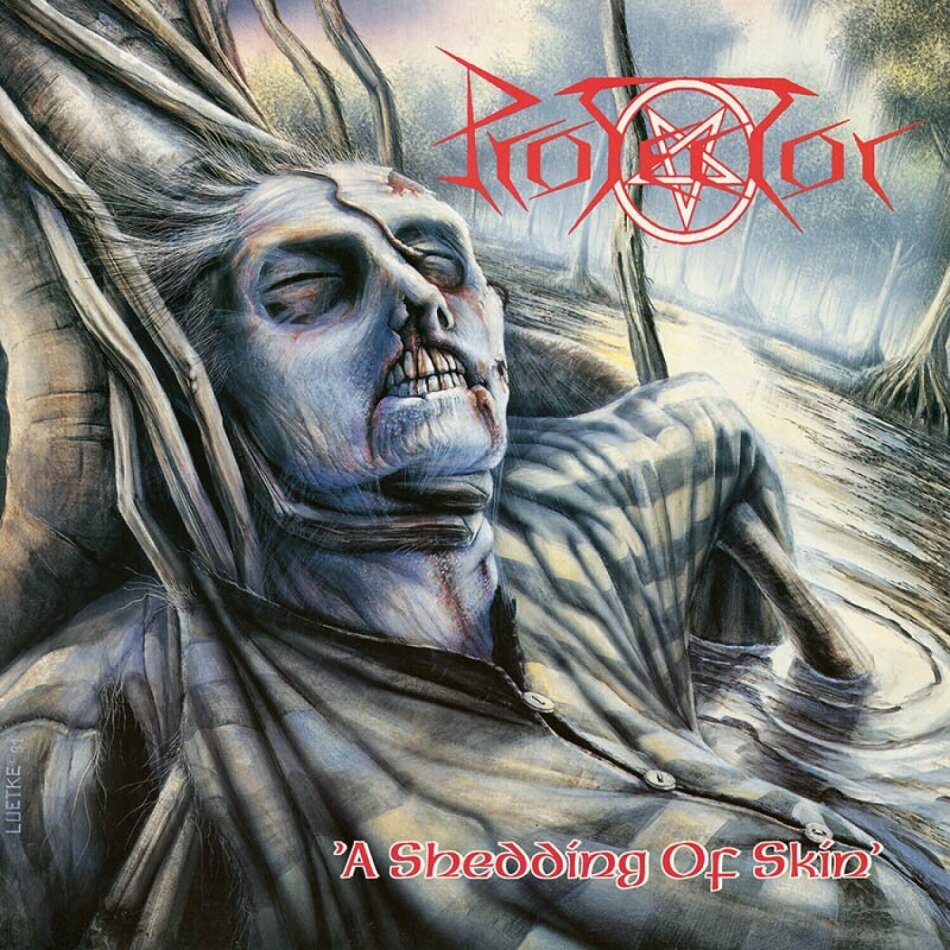 Protector - A Shedding Of Skin 2023 Reissue, High Roller Records, Splatter Vinyl, LP