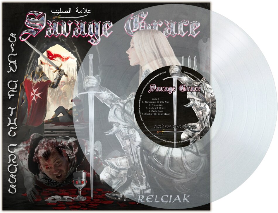 Savage Grace - Sign Of The Cross Limited Edition, Clear Vinyl, LP
