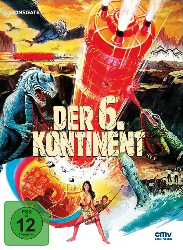 Der 6. Kontinent (1976) Cover B, Édition Limitée, Mediabook, Blu-ray + DVD
