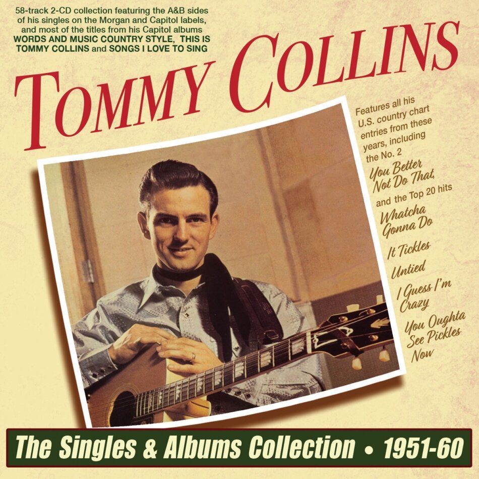 Tommy Collins - Singles & Albums Collection 1951-60 2 CD