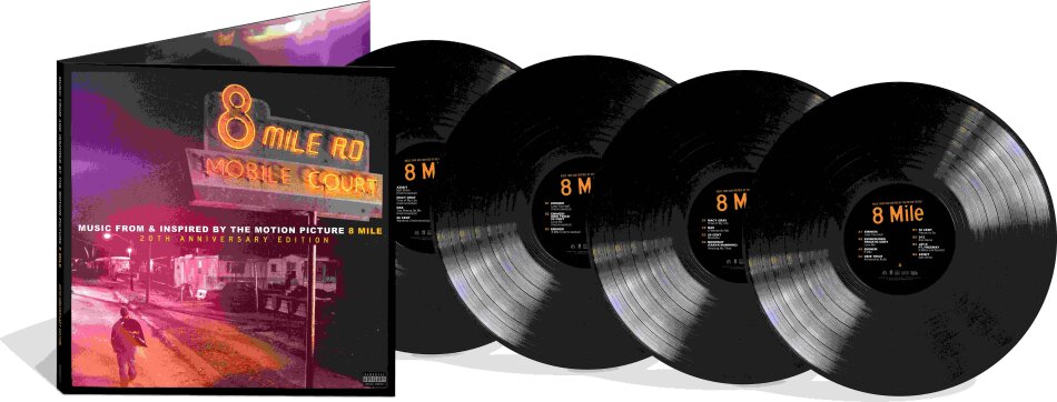Eminem - 8 Mile - OST 2023 Reissue, 4 LPs