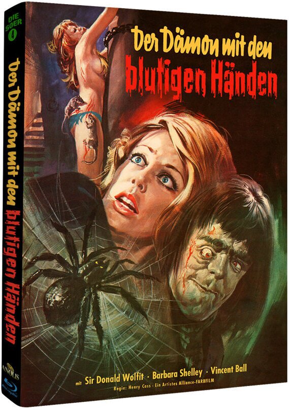 Der Dämon mit den blutigen Händen (1958) Cover B, Limited Edition, Mediabook