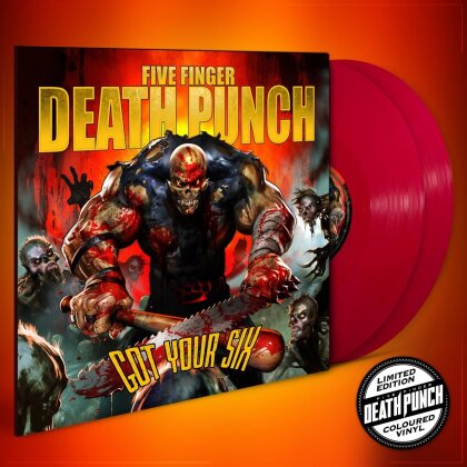 Five Finger Death Punch - Got Your Six (2023 Reissue, opaque red vinyl, 2 LPs)