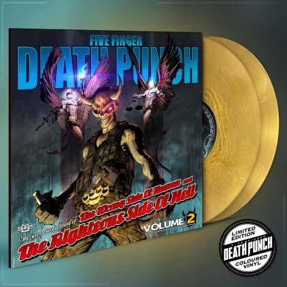 Five Finger Death Punch - Wrong Side Of Heaven And The Righteous Side Of Hell Vol. 2 (2023 Reissue, Gold Vinyl, 2 LPs)