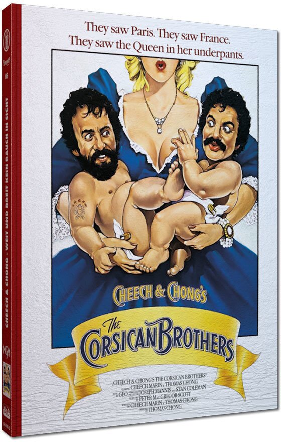 Cheech & Chong's The Corsican Brothers (1984) Cover C, Limited Edition, Mediabook, Blu-ray + DVD