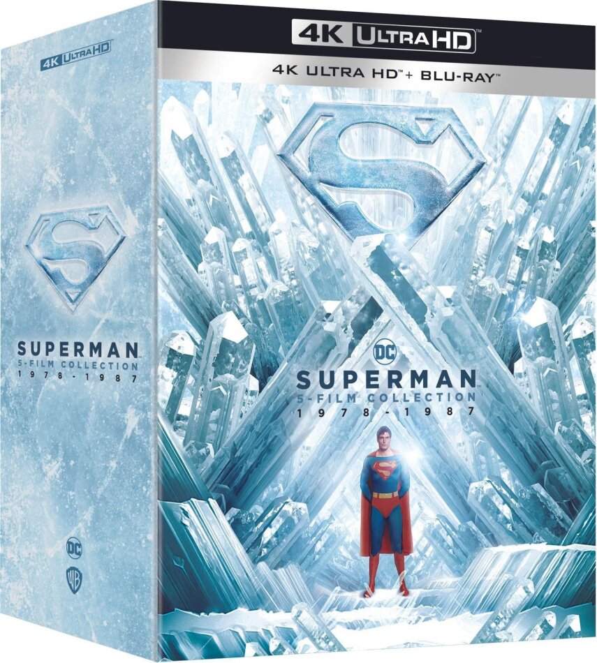 Superman: 5-Film Collection - 1978 - 1987 5 4K Ultra HDs + 5 Blu-rays