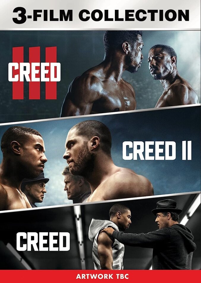 Creed 1-3 - Creed (2015) / Creed 2 (2018) / Creed 3 (2023) 3 DVDs