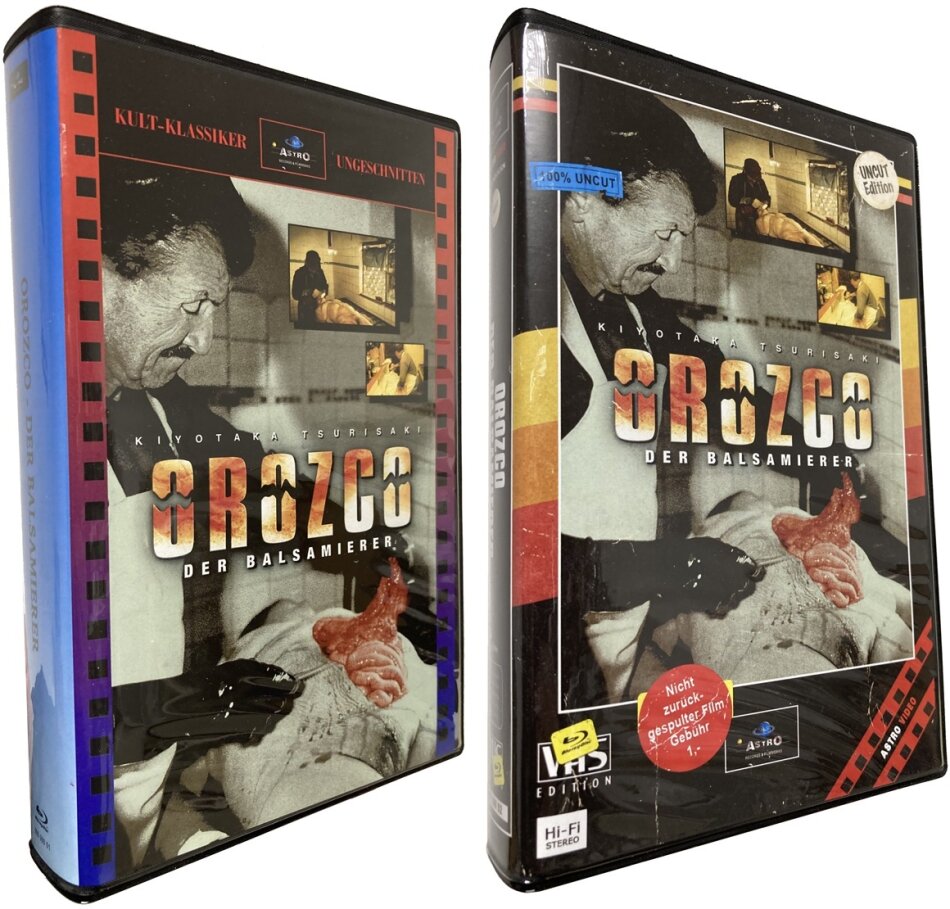 Orozco - Der Balsamierer (2001) VHS Box, Wendecover, Limited Edition, Uncut