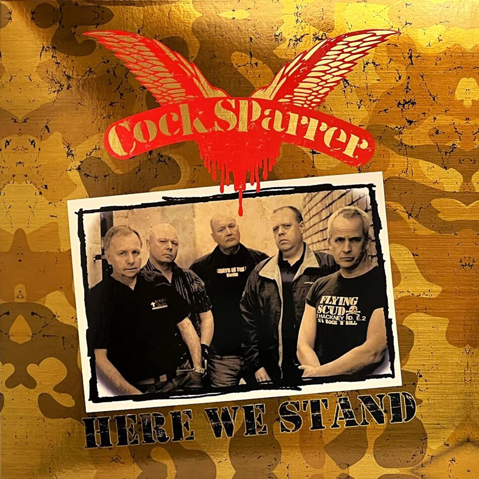 Cock Sparrer - Here We Stand 2023 Reissue, Pirate Press Records, Gold Foil Sleeve, LP