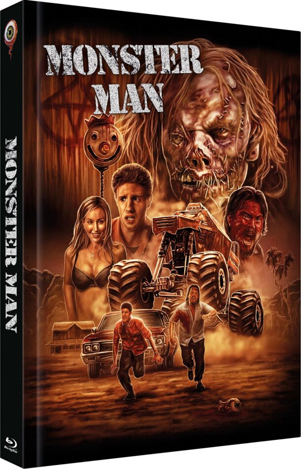 Monster Man (2003) Cover C, Limited Collector's Edition, Mediabook, Uncut, Blu-ray + DVD