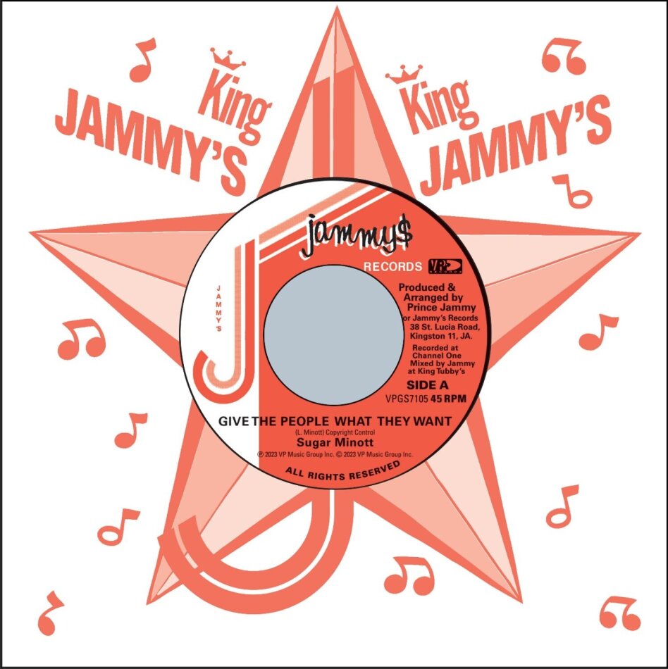 Sugar Minott & Prince Jammy - Give The People / Brothers Of Blade 7" Single