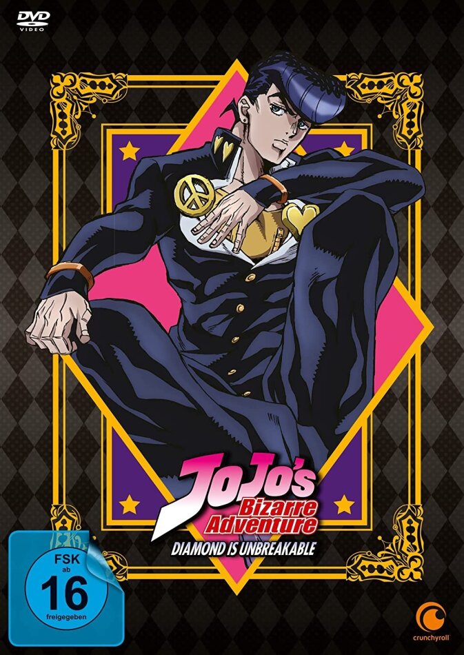 Jojo's Bizarre Adventure - Staffel 3 - Part 4: Diamond is Unbreakable Complete edition, 6 DVDs