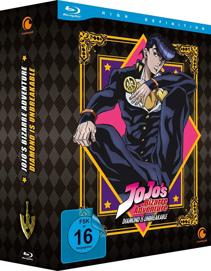 Jojo's Bizarre Adventure - Staffel 3 - Part 4: Diamond is Unbreakable Complete edition, 6 Blu-rays