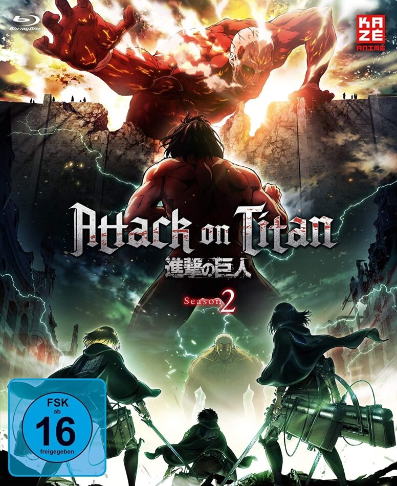 Attack on Titan - Staffel 2 Gesamtausgabe, 2 Blu-rays